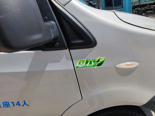 Подержанный микроавтобус JAC на 14 мест, пассажирский фургон с экологическим стандартом Euro 6 и колесной базой 3570 мм