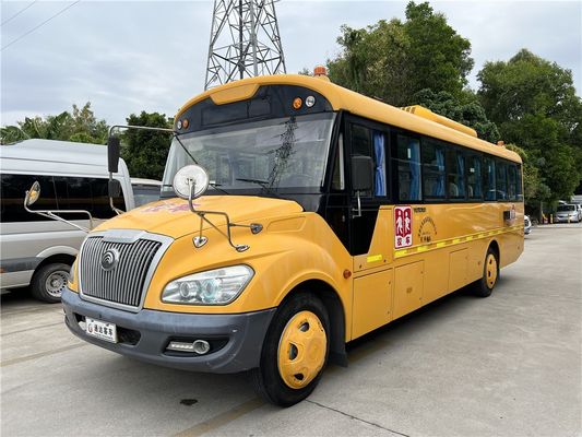 ЮТонг 46 мест Обновленный школьный автобус Желтая ручная коробка передач