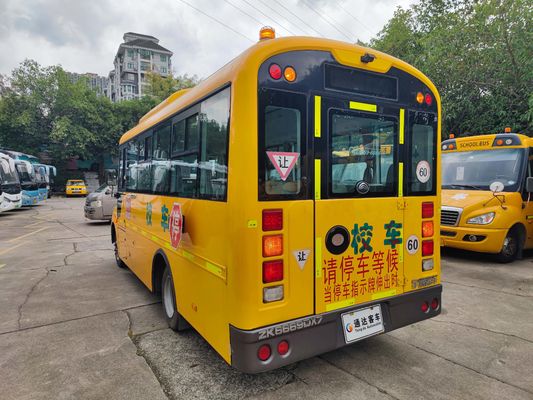 Дизельный школьный фургон 36 мест Подержанные автобусы LHD Положение руля