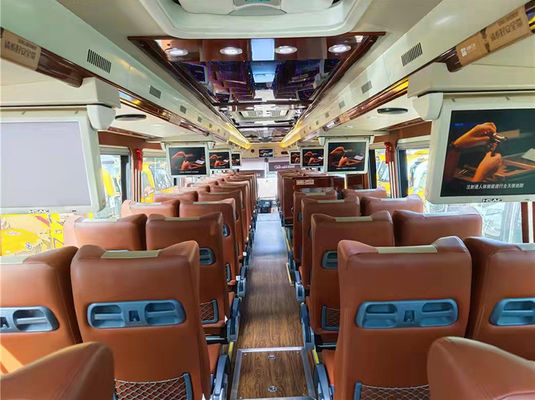 Подержанный 51-местный автобус, евро 5 LHD дизельный Туристический автобус