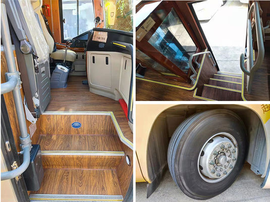 Подержанный 51-местный автобус, евро 5 LHD дизельный Туристический автобус