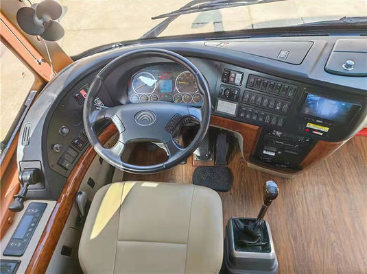 Подержанный 51-местный автобус, евро 5 LHD дизельный Туристический автобус