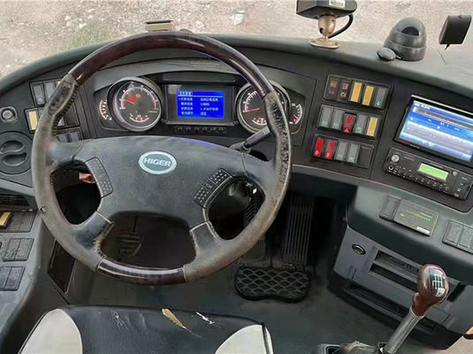 Haige 49 мест Подержанный автобус для автобусов Дизель Евро 4 Подержанные автобусы с левым приводом