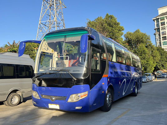 Автобус Yutong Blue Used Coaster Bus 51 место по стандарту выбросов Евро 4