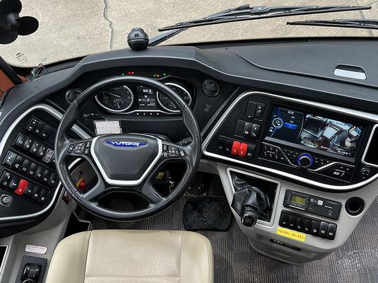 Ручные подержанные дизельные автобусы, Yutong 50 местный автобус подержанный сертификат ISO