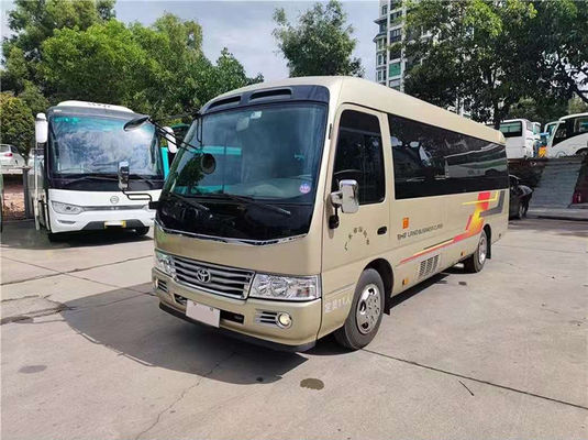 11-местный подержанный Toyota Coaster Mini Bus с ручной коробкой передач