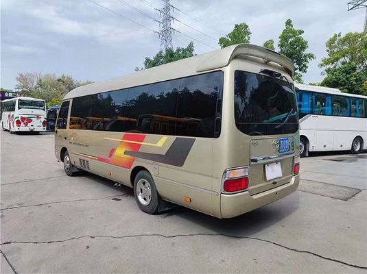 11-местный подержанный Toyota Coaster Mini Bus с ручной коробкой передач