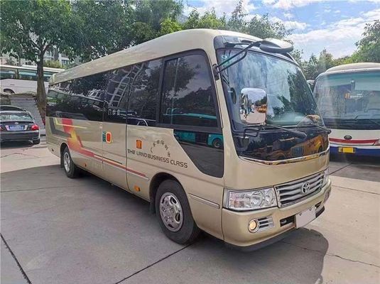Автобус Toyota 11 мест с бензином Toyota Coaster Автобус Toyota с бензином одобрен ISO