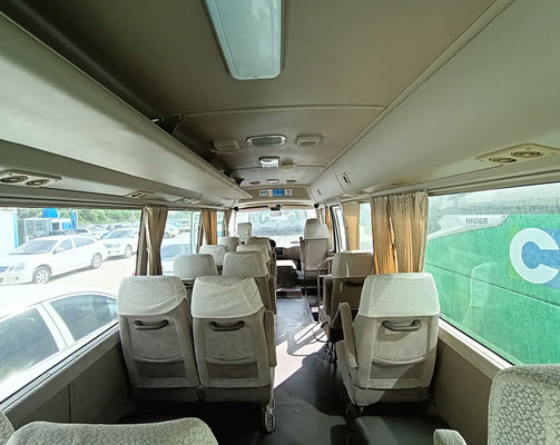 Автобус Toyota Used Coaster Bus Euro 3 с бензиновым двигателем с LHD рулевым положением