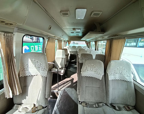 Автобус Toyota Used Coaster Bus Euro 3 с бензиновым двигателем с LHD рулевым положением