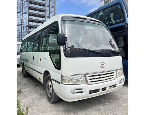 Автобус Toyota Used Coaster Bus Euro 3 с бензиновым двигателем с LHD рулевым положением