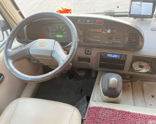 GAC 19 мест Подержанный автобус 6м LHD Euro 3 Дизельный двигатель 127hp Подержанный мини-автобус