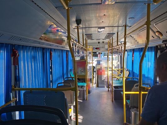 Автобус Yutong Electric Transit Bus 69 км/ч Предварительно принадлежащий городской автобус с левым рулем