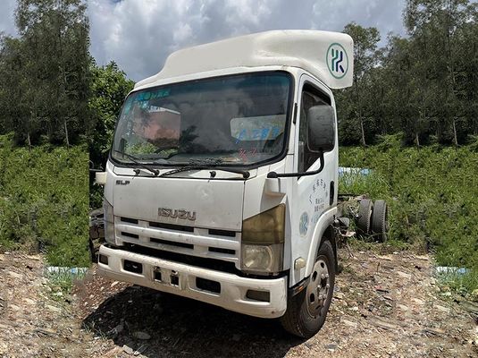 Подержанный грузовик ISUZU ELF 600P 700P Легкий грузовик 175 л.с. Дизельный двигатель 4KH1 с 3 сиденьями и 2 дверями