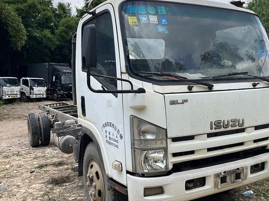 Isuzu подержанный грузовик грузовик 4KH1 Дизельный двигатель грузовик с двумя дверями для перевозки тяжелых грузов
