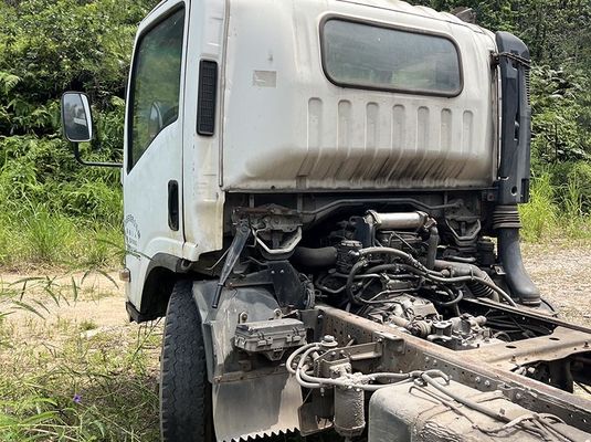 Isuzu подержанный грузовик грузовик 4KH1 Дизельный двигатель грузовик с двумя дверями для перевозки тяжелых грузов