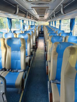 57-59 мест подержанный 12-метровый двухэтажный комфортабельный автобус с дизельным типом топлива и снаряженной массой 11800 кг