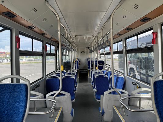 EV Zonson Second-hand City Bus для 2 пассажиров двери и белый экстериор