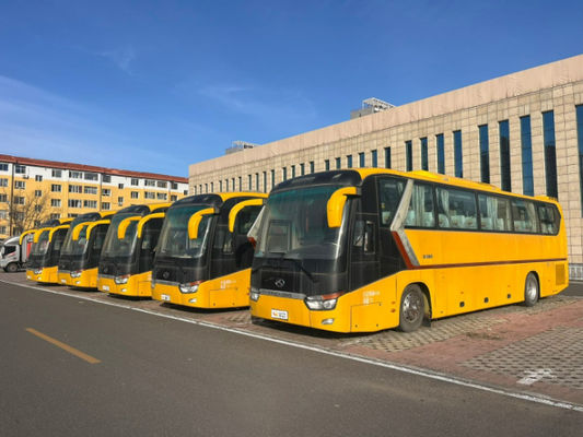 Подержанный желтый 63-местный Ючай 330 Длинные автобусы Короля с двигателем в большом объеме по низким ценам